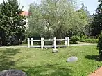 Markierung des ehemaligen Rietzschke-Verlaufs