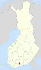 Lage von Mäntsälä in Finnland
