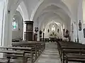 Innenansicht der Kirche L’Invention-de-Saint-Étienne