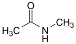 Strukturformel von N-Methylacetamid