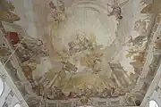 Deckenmalerei im Langhaus