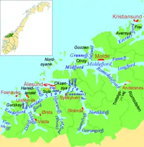 Karte von Storfjord