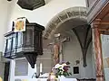 Albanikirche Triumphbogen zum Chor