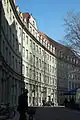 Östliche Teilansicht des Polizeipräsidiums München, von der KaufingerStraße aus gesehen
