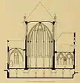 Querschnitt durch den Chor (Vincenz Statz, 1896)