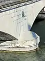 Einer der Brückenpfeiler