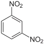 Struktur von m-Dinitrobenzol