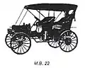 M.B. Model 22 High wheel surrey (1909).