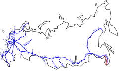 A370 im Fernstraßennetz Russlands