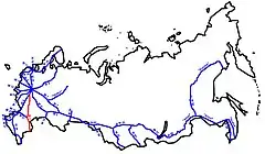 R22 im Fernstraßennetz Russlands