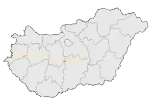 Verlauf der M 8