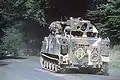 Ein M901 im „Laubacher Wald“, REFORGER-Übung 1983.