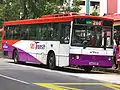 Mercedes-Benz O 405 mit Duple-Metsac-Aufbau für Linksverkehr in Singapur
