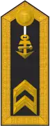 Schulterklappe eines Oberbootsmanns (60er Verwendungsreihen)
