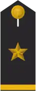 Schulterklappe Dienstanzug Marineuniformträger (Truppendienst oder militärfachlicher Dienst)