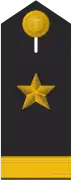 Schulterklappe Dienstanzug Marineuniformträger (Truppendienst oder militärfachlicher Dienst)