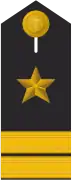 Schulterklappe Dienstanzug Marineuniformträger (Truppendienst oder militärfachlicher Dienst)