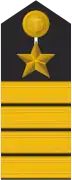Schulterklappe eines Kapitäns zur See (Truppendienst)
