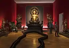 Blick in den Buddha-Saal des Museums Fünf Kontinente