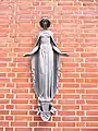 Namenspatronin St. Barbara am Eingangsbereich
