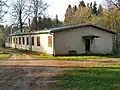 Rückansicht des ehemaligen Senderhauses