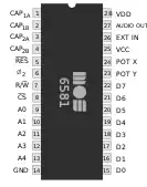 Soundchip MOS Technology 6581(SID)