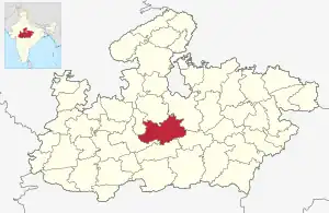 Lagekarte des Distrikts