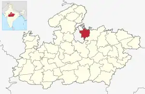 Lagekarte des Distrikts