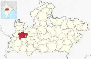 Lagekarte des Distrikts
