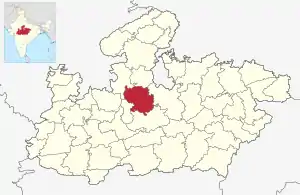 Lagekarte des Distrikts