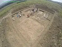 Bild der Ausgrabung Molino San Vincenzo im Jahr 2015