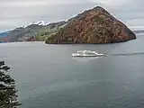 Passagierschiff MS Diamant beim Dreikantonseck im Vierwaldstättersee (2023)