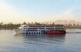 Flusskreuzfahrtschiff MS Suntimesauf dem   Nil (Ägypten)