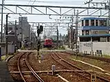 Einfahrt in den Bahnhof Chiryū