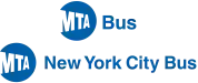 Logos der Busmarken MTA Bus und MTA New York City Bus