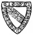 Siegel des Nicolai de Helpede; Ritter 1339