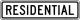 Zeichen R2-2cPIn Wohngegenden (alternativ, Zusatzschild)
