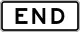 Zeichen R3-9cPEnde (Zusatzschild)