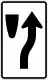 Zeichen R4-7cRechts halten (Engeres Schild)