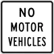 Zeichen R4-3Kein motorisierter Verkehr