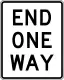 Zeichen R6-7Ende Einbahnstraße