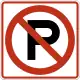 Zeichen R8-3Parken verboten