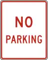 Schild „Nicht Parken“ in den Vereinigten Staaten