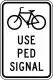 Zeichen R9-5Fahrradfahrer müssen Fußgängerampel beachten