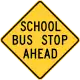 Schulbus stoppt voraus (verwendet von 1971 bis 2009)