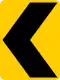 Zeichen W1-8LLeitplanke (links)
