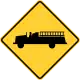 Zeichen W11-8Notfallfahrzeuge