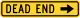 Zeichen W14-2aRSackgassenpfeil