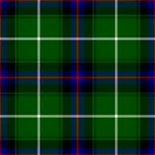 Tartan des Unterclans MacDonald of the Isles
