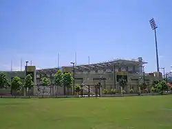 Außenansicht des Stadions